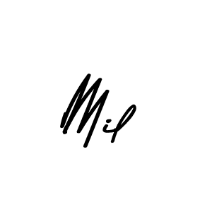 You can use this online signature creator to create a handwritten signature for the name Mil. This is the best online autograph maker. Mil signature style 9 images and pictures png