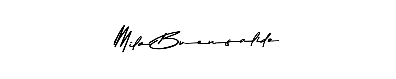 How to make Mila Buensalido signature? Asem Kandis PERSONAL USE is a professional autograph style. Create handwritten signature for Mila Buensalido name. Mila Buensalido signature style 9 images and pictures png