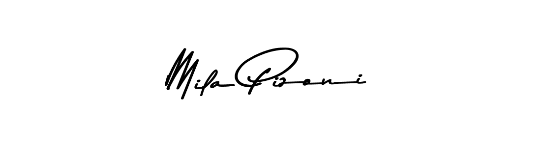 Also we have Mila Pizoni name is the best signature style. Create professional handwritten signature collection using Asem Kandis PERSONAL USE autograph style. Mila Pizoni signature style 9 images and pictures png