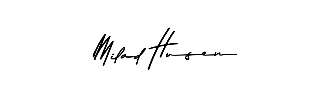 How to make Milad Husen signature? Asem Kandis PERSONAL USE is a professional autograph style. Create handwritten signature for Milad Husen name. Milad Husen signature style 9 images and pictures png
