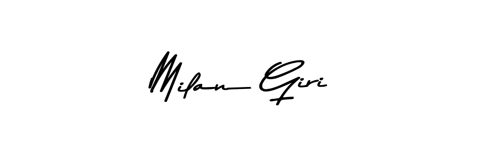 The best way (Asem Kandis PERSONAL USE) to make a short signature is to pick only two or three words in your name. The name Milan Giri include a total of six letters. For converting this name. Milan Giri signature style 9 images and pictures png