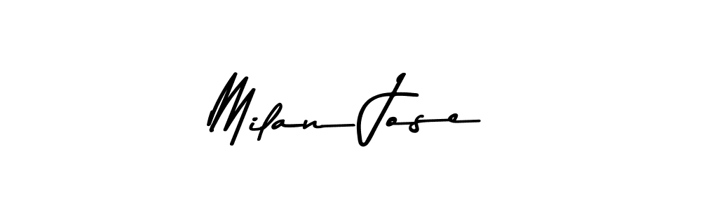 The best way (Asem Kandis PERSONAL USE) to make a short signature is to pick only two or three words in your name. The name Milan Jose include a total of six letters. For converting this name. Milan Jose signature style 9 images and pictures png