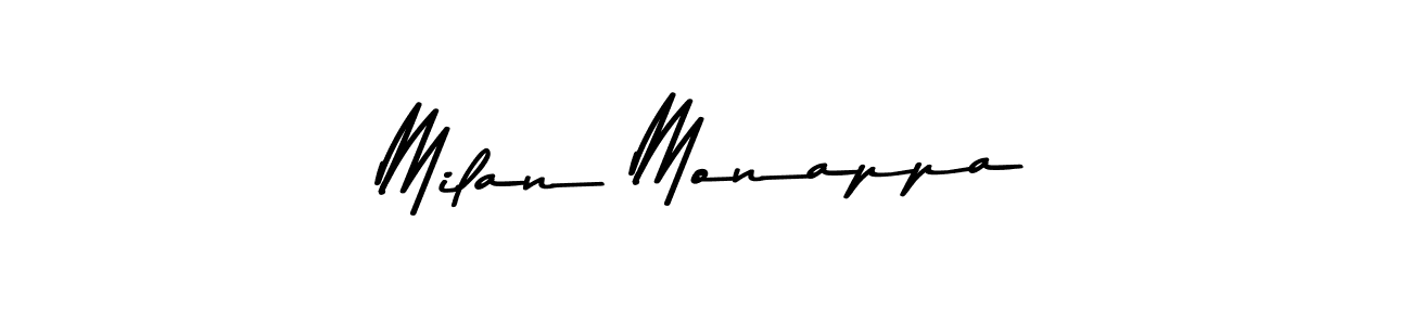 How to Draw Milan Monappa signature style? Asem Kandis PERSONAL USE is a latest design signature styles for name Milan Monappa. Milan Monappa signature style 9 images and pictures png