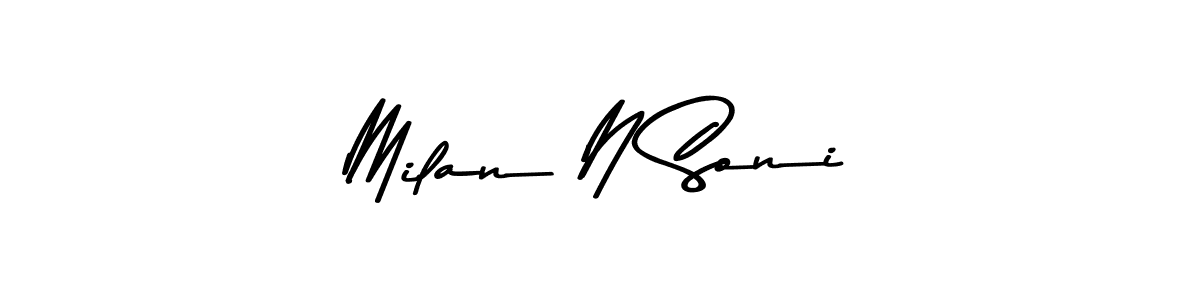 Once you've used our free online signature maker to create your best signature Asem Kandis PERSONAL USE style, it's time to enjoy all of the benefits that Milan N Soni name signing documents. Milan N Soni signature style 9 images and pictures png