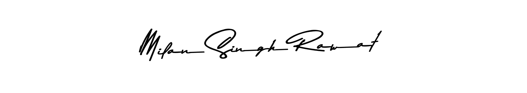 How to make Milan Singh Rawat signature? Asem Kandis PERSONAL USE is a professional autograph style. Create handwritten signature for Milan Singh Rawat name. Milan Singh Rawat signature style 9 images and pictures png