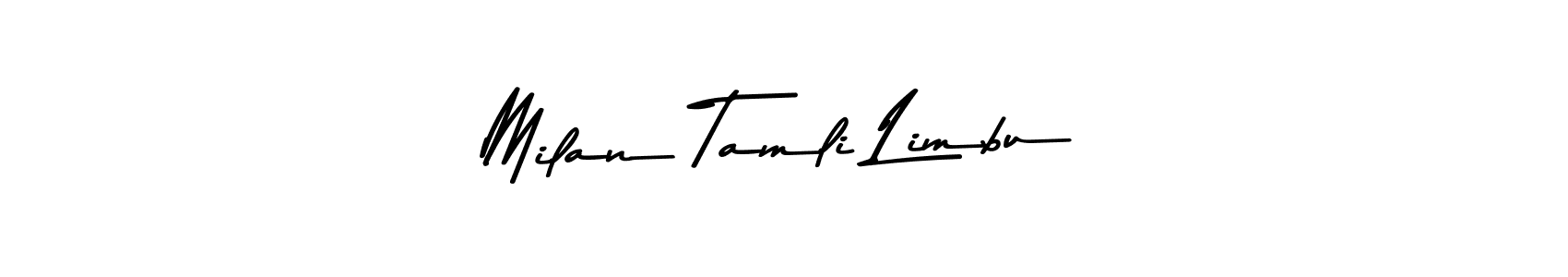 How to make Milan Tamli Limbu signature? Asem Kandis PERSONAL USE is a professional autograph style. Create handwritten signature for Milan Tamli Limbu name. Milan Tamli Limbu signature style 9 images and pictures png