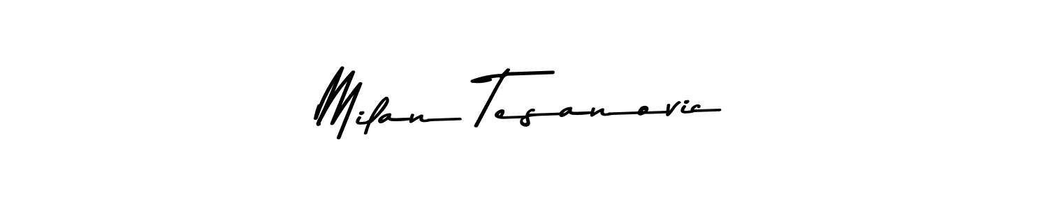 How to make Milan Tesanovic signature? Asem Kandis PERSONAL USE is a professional autograph style. Create handwritten signature for Milan Tesanovic name. Milan Tesanovic signature style 9 images and pictures png