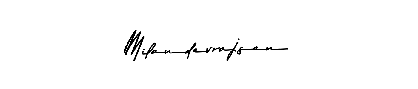 The best way (Asem Kandis PERSONAL USE) to make a short signature is to pick only two or three words in your name. The name Milandevrajsen include a total of six letters. For converting this name. Milandevrajsen signature style 9 images and pictures png