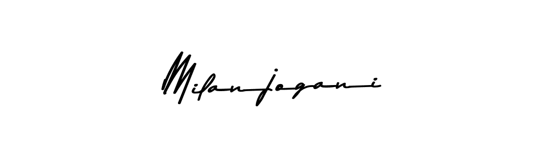 Also we have Milanjogani name is the best signature style. Create professional handwritten signature collection using Asem Kandis PERSONAL USE autograph style. Milanjogani signature style 9 images and pictures png