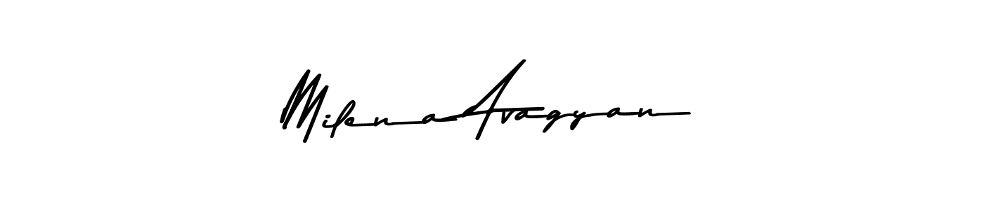 The best way (Asem Kandis PERSONAL USE) to make a short signature is to pick only two or three words in your name. The name Milena Avagyan include a total of six letters. For converting this name. Milena Avagyan signature style 9 images and pictures png