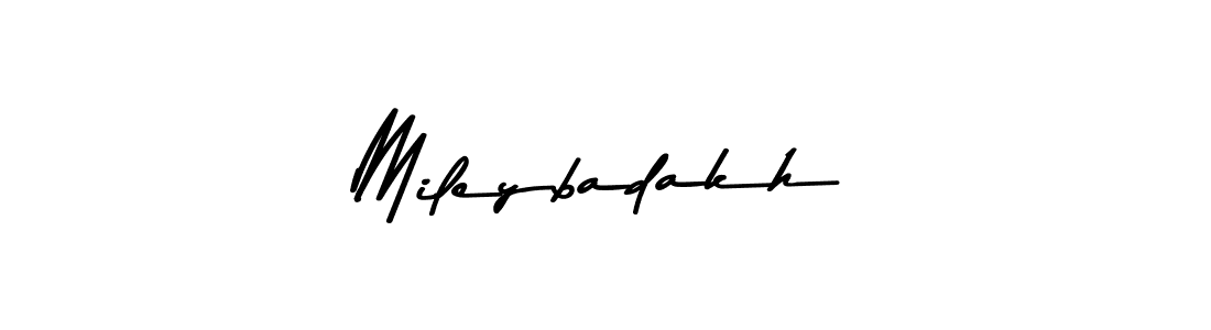 How to make Mileybadakh signature? Asem Kandis PERSONAL USE is a professional autograph style. Create handwritten signature for Mileybadakh name. Mileybadakh signature style 9 images and pictures png