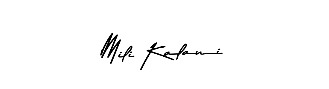 Make a beautiful signature design for name Mili Kalani. Use this online signature maker to create a handwritten signature for free. Mili Kalani signature style 9 images and pictures png