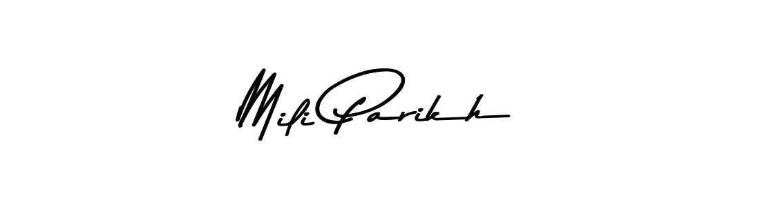 Here are the top 10 professional signature styles for the name Mili Parikh. These are the best autograph styles you can use for your name. Mili Parikh signature style 9 images and pictures png