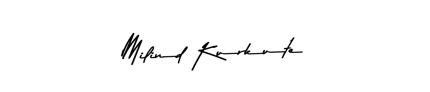 Also we have Milind Kurkute name is the best signature style. Create professional handwritten signature collection using Asem Kandis PERSONAL USE autograph style. Milind Kurkute signature style 9 images and pictures png