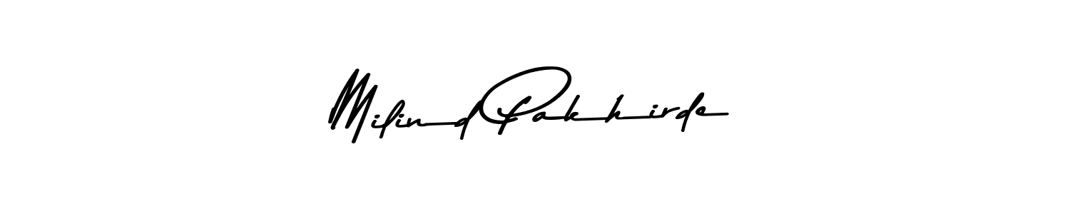 Make a beautiful signature design for name Milind Pakhirde. Use this online signature maker to create a handwritten signature for free. Milind Pakhirde signature style 9 images and pictures png