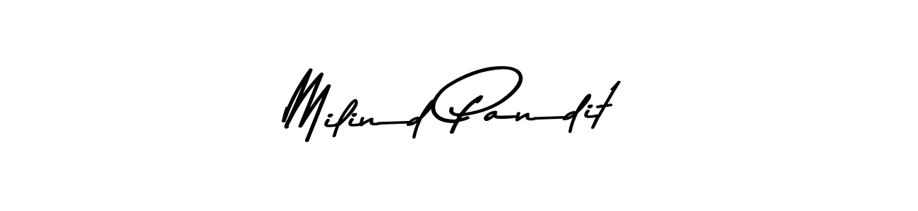 Similarly Asem Kandis PERSONAL USE is the best handwritten signature design. Signature creator online .You can use it as an online autograph creator for name Milind Pandit. Milind Pandit signature style 9 images and pictures png