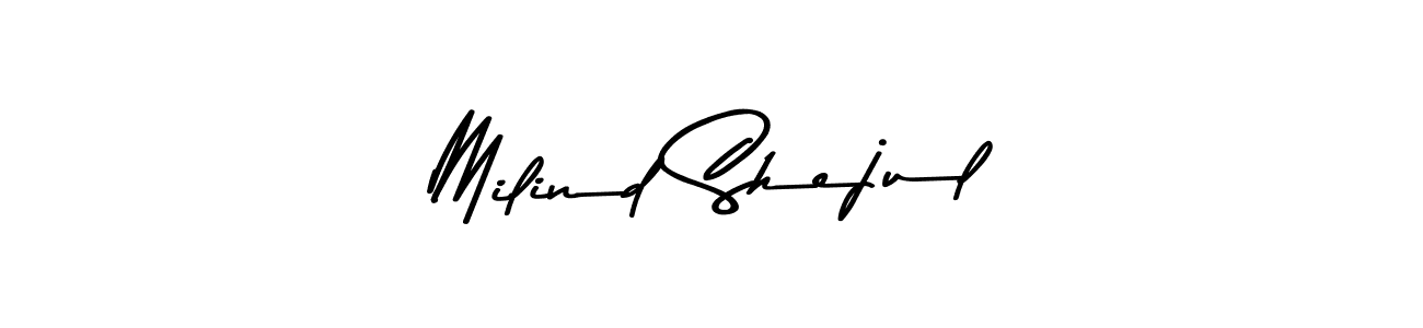 Also we have Milind Shejul name is the best signature style. Create professional handwritten signature collection using Asem Kandis PERSONAL USE autograph style. Milind Shejul signature style 9 images and pictures png