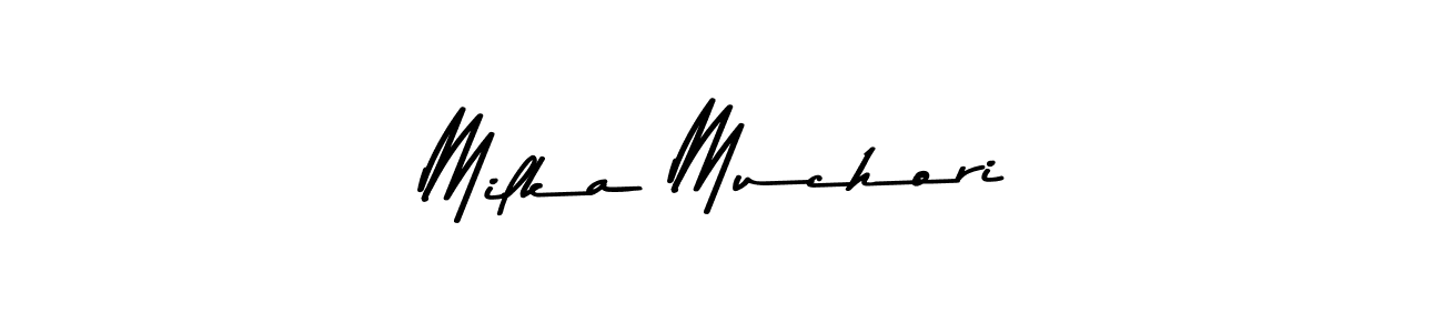 You can use this online signature creator to create a handwritten signature for the name Milka Muchori. This is the best online autograph maker. Milka Muchori signature style 9 images and pictures png