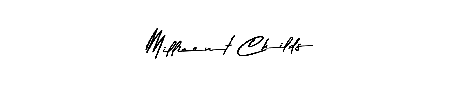 Also we have Millicent Childs name is the best signature style. Create professional handwritten signature collection using Asem Kandis PERSONAL USE autograph style. Millicent Childs signature style 9 images and pictures png