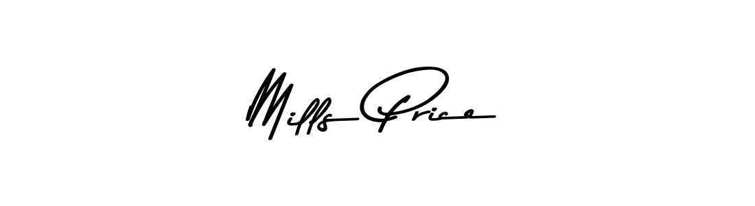 Make a beautiful signature design for name Mills Price. With this signature (Asem Kandis PERSONAL USE) style, you can create a handwritten signature for free. Mills Price signature style 9 images and pictures png