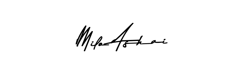 Similarly Asem Kandis PERSONAL USE is the best handwritten signature design. Signature creator online .You can use it as an online autograph creator for name Milo Ashai. Milo Ashai signature style 9 images and pictures png