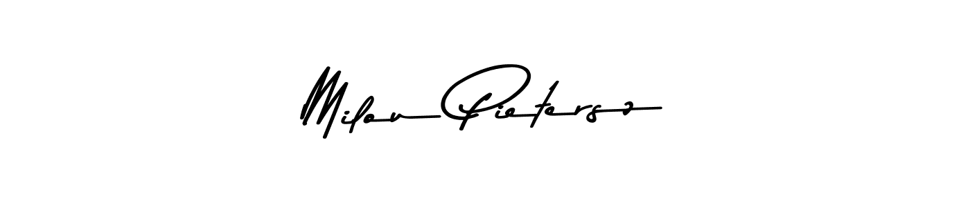 See photos of Milou Pietersz official signature by Spectra . Check more albums & portfolios. Read reviews & check more about Asem Kandis PERSONAL USE font. Milou Pietersz signature style 9 images and pictures png