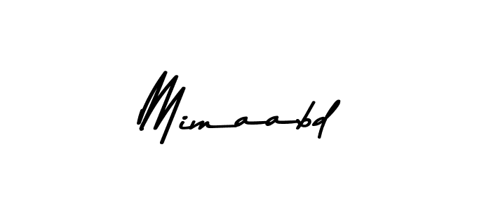 How to make Mimaabd signature? Asem Kandis PERSONAL USE is a professional autograph style. Create handwritten signature for Mimaabd name. Mimaabd signature style 9 images and pictures png