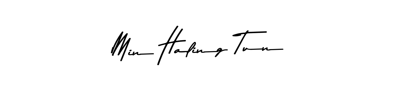 if you are searching for the best signature style for your name Min Haling Tun. so please give up your signature search. here we have designed multiple signature styles  using Asem Kandis PERSONAL USE. Min Haling Tun signature style 9 images and pictures png