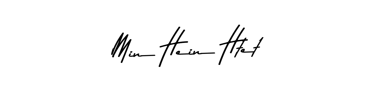 Design your own signature with our free online signature maker. With this signature software, you can create a handwritten (Asem Kandis PERSONAL USE) signature for name Min Hein Htet. Min Hein Htet signature style 9 images and pictures png