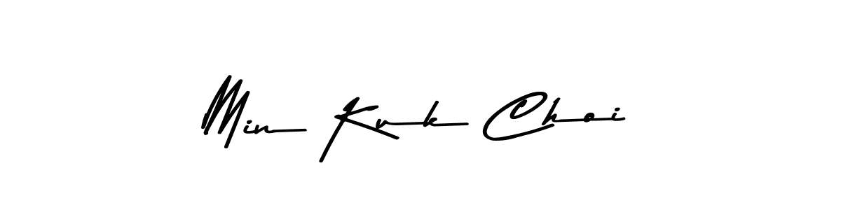 Design your own signature with our free online signature maker. With this signature software, you can create a handwritten (Asem Kandis PERSONAL USE) signature for name Min Kuk Choi. Min Kuk Choi signature style 9 images and pictures png