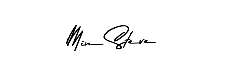 This is the best signature style for the Min Steve name. Also you like these signature font (Asem Kandis PERSONAL USE). Mix name signature. Min Steve signature style 9 images and pictures png