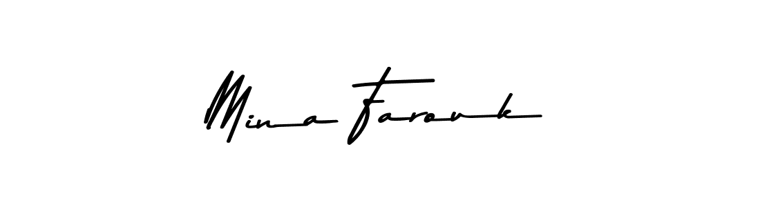 Make a short Mina Farouk signature style. Manage your documents anywhere anytime using Asem Kandis PERSONAL USE. Create and add eSignatures, submit forms, share and send files easily. Mina Farouk signature style 9 images and pictures png