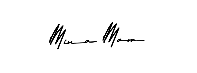 It looks lik you need a new signature style for name Mina Mam. Design unique handwritten (Asem Kandis PERSONAL USE) signature with our free signature maker in just a few clicks. Mina Mam signature style 9 images and pictures png