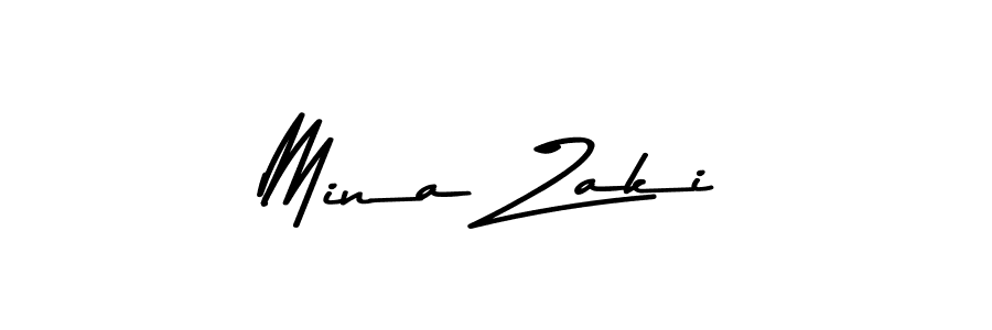 Similarly Asem Kandis PERSONAL USE is the best handwritten signature design. Signature creator online .You can use it as an online autograph creator for name Mina Zaki. Mina Zaki signature style 9 images and pictures png