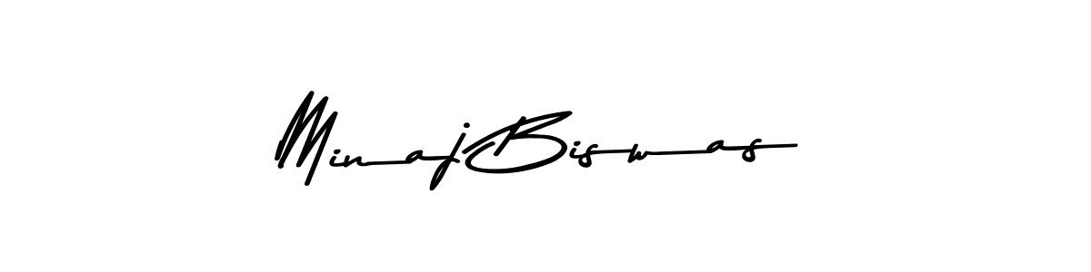 Also we have Minaj Biswas name is the best signature style. Create professional handwritten signature collection using Asem Kandis PERSONAL USE autograph style. Minaj Biswas signature style 9 images and pictures png