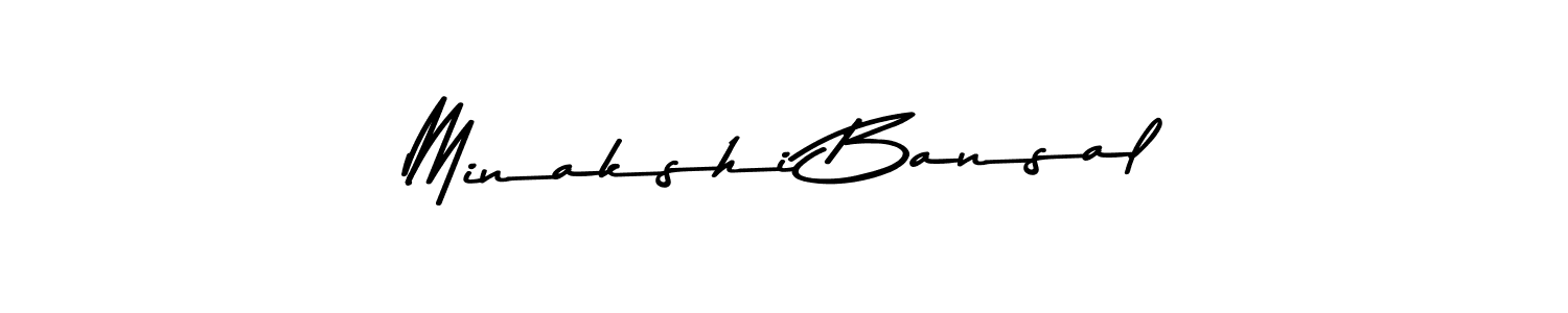 Minakshi Bansal stylish signature style. Best Handwritten Sign (Asem Kandis PERSONAL USE) for my name. Handwritten Signature Collection Ideas for my name Minakshi Bansal. Minakshi Bansal signature style 9 images and pictures png