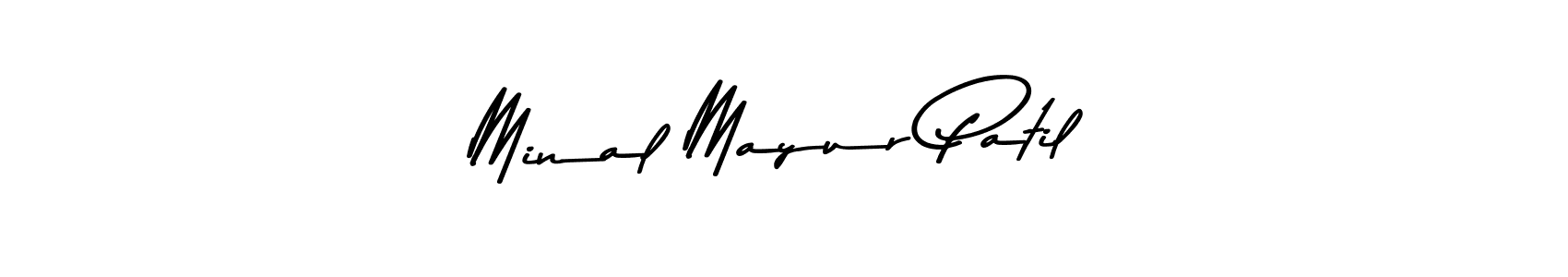 How to make Minal Mayur Patil signature? Asem Kandis PERSONAL USE is a professional autograph style. Create handwritten signature for Minal Mayur Patil name. Minal Mayur Patil signature style 9 images and pictures png