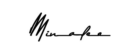 The Asem Kandis PERSONAL USE handwriting style adds charm and authenticity to name Minalee. A wonderful choice for personal thank-you notes. Minalee signature style 9 images and pictures png