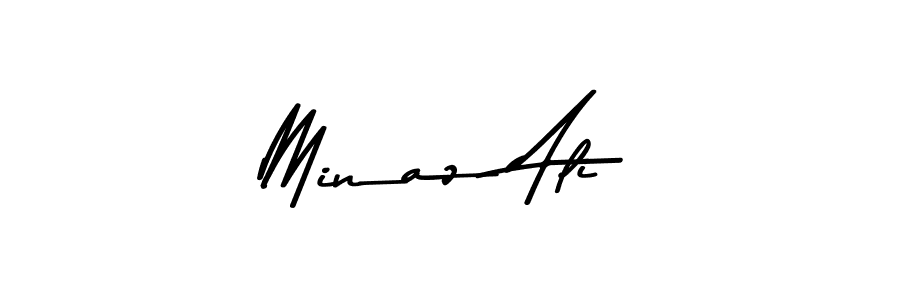 Make a beautiful signature design for name Minaz Ali. Use this online signature maker to create a handwritten signature for free. Minaz Ali signature style 9 images and pictures png