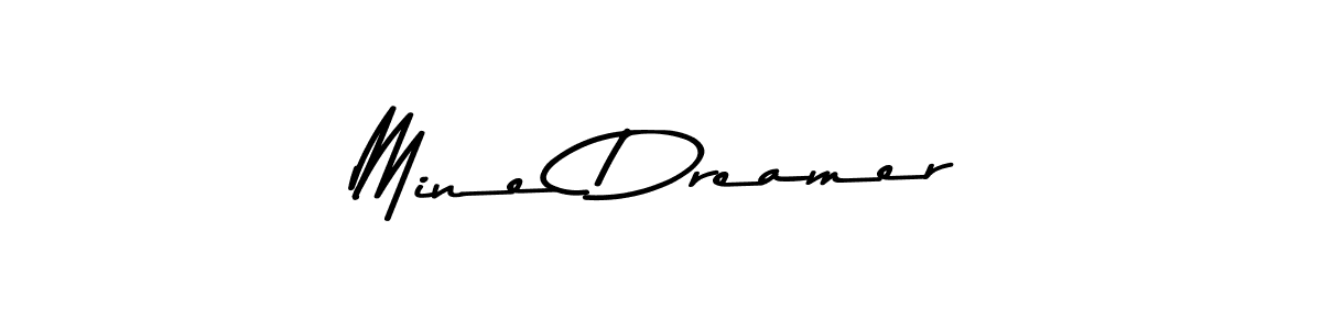 Here are the top 10 professional signature styles for the name Mine Dreamer. These are the best autograph styles you can use for your name. Mine Dreamer signature style 9 images and pictures png