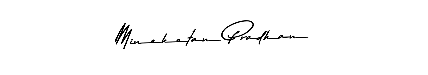 The best way (Asem Kandis PERSONAL USE) to make a short signature is to pick only two or three words in your name. The name Mineketan Pradhan include a total of six letters. For converting this name. Mineketan Pradhan signature style 9 images and pictures png