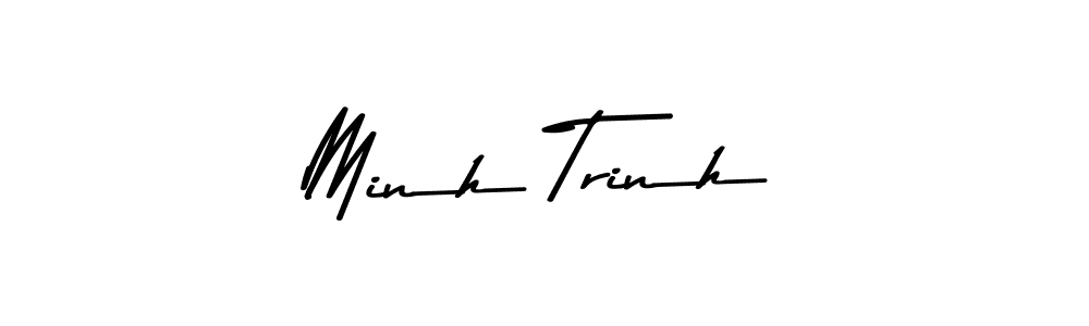 You should practise on your own different ways (Asem Kandis PERSONAL USE) to write your name (Minh Trinh) in signature. don't let someone else do it for you. Minh Trinh signature style 9 images and pictures png