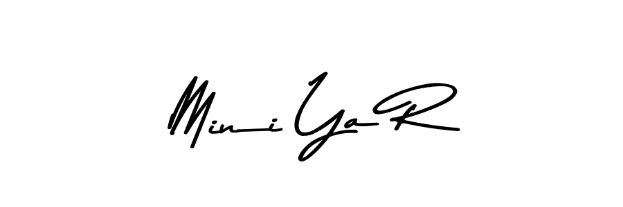 Asem Kandis PERSONAL USE is a professional signature style that is perfect for those who want to add a touch of class to their signature. It is also a great choice for those who want to make their signature more unique. Get Mini Ya R name to fancy signature for free. Mini Ya R signature style 9 images and pictures png