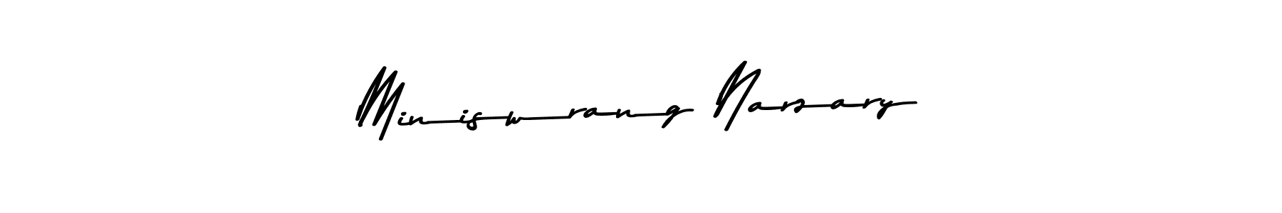 This is the best signature style for the Miniswrang Narzary name. Also you like these signature font (Asem Kandis PERSONAL USE). Mix name signature. Miniswrang Narzary signature style 9 images and pictures png