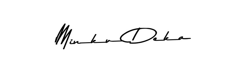 The best way (Asem Kandis PERSONAL USE) to make a short signature is to pick only two or three words in your name. The name Minku Deka include a total of six letters. For converting this name. Minku Deka signature style 9 images and pictures png