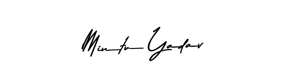 Use a signature maker to create a handwritten signature online. With this signature software, you can design (Asem Kandis PERSONAL USE) your own signature for name Mintu Yadav. Mintu Yadav signature style 9 images and pictures png