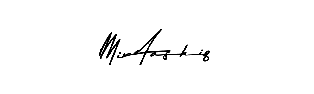 You can use this online signature creator to create a handwritten signature for the name Mir Aashiq. This is the best online autograph maker. Mir Aashiq signature style 9 images and pictures png