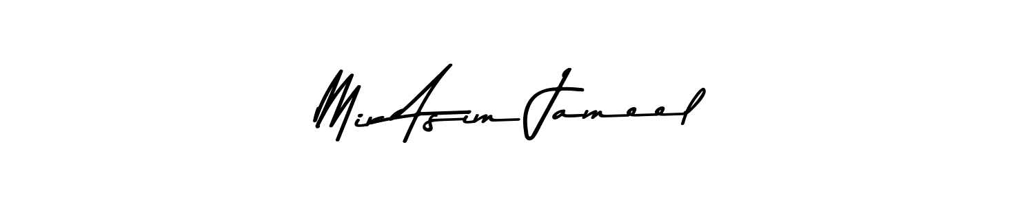 Create a beautiful signature design for name Mir Asim Jameel. With this signature (Asem Kandis PERSONAL USE) fonts, you can make a handwritten signature for free. Mir Asim Jameel signature style 9 images and pictures png