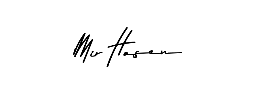 Design your own signature with our free online signature maker. With this signature software, you can create a handwritten (Asem Kandis PERSONAL USE) signature for name Mir Hosen. Mir Hosen signature style 9 images and pictures png