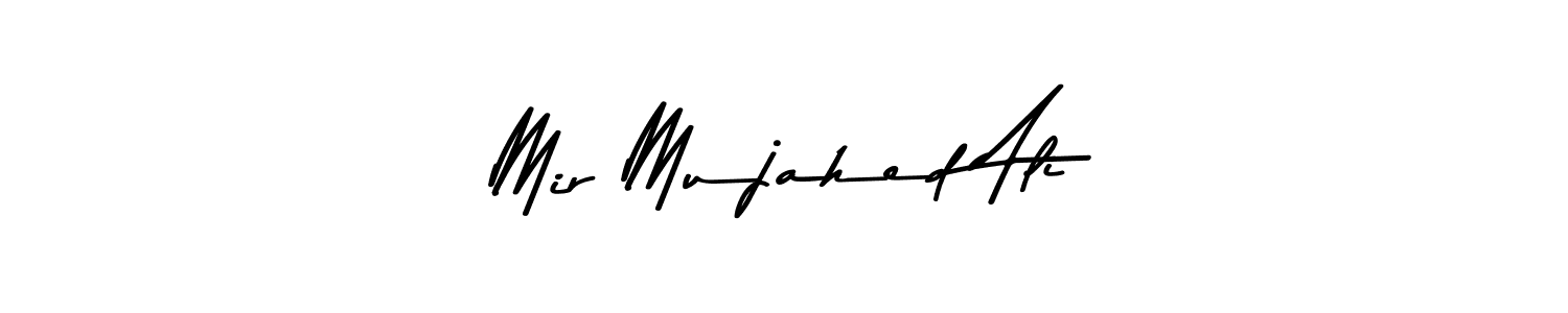 Also You can easily find your signature by using the search form. We will create Mir Mujahed Ali name handwritten signature images for you free of cost using Asem Kandis PERSONAL USE sign style. Mir Mujahed Ali signature style 9 images and pictures png